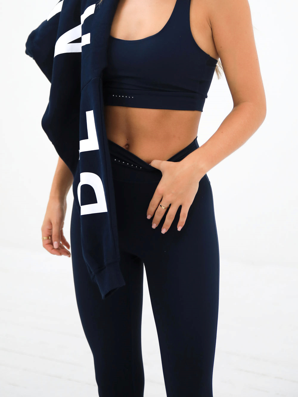 Navy Blue Blakely Ultimate Active Leggings | IPA308169