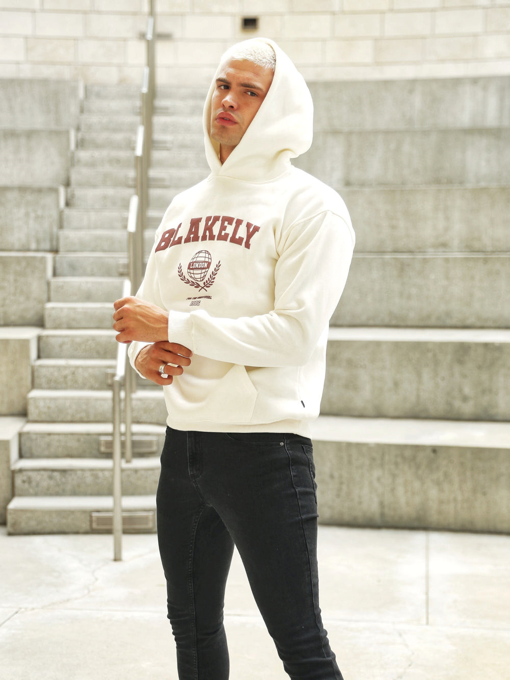 Off White Blakely Varsity Relaxed Hoodie | RZE834561