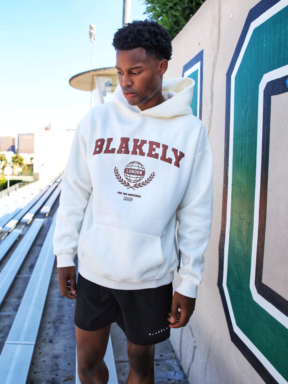 Off White Blakely Varsity Relaxed Hoodie | RZE834561