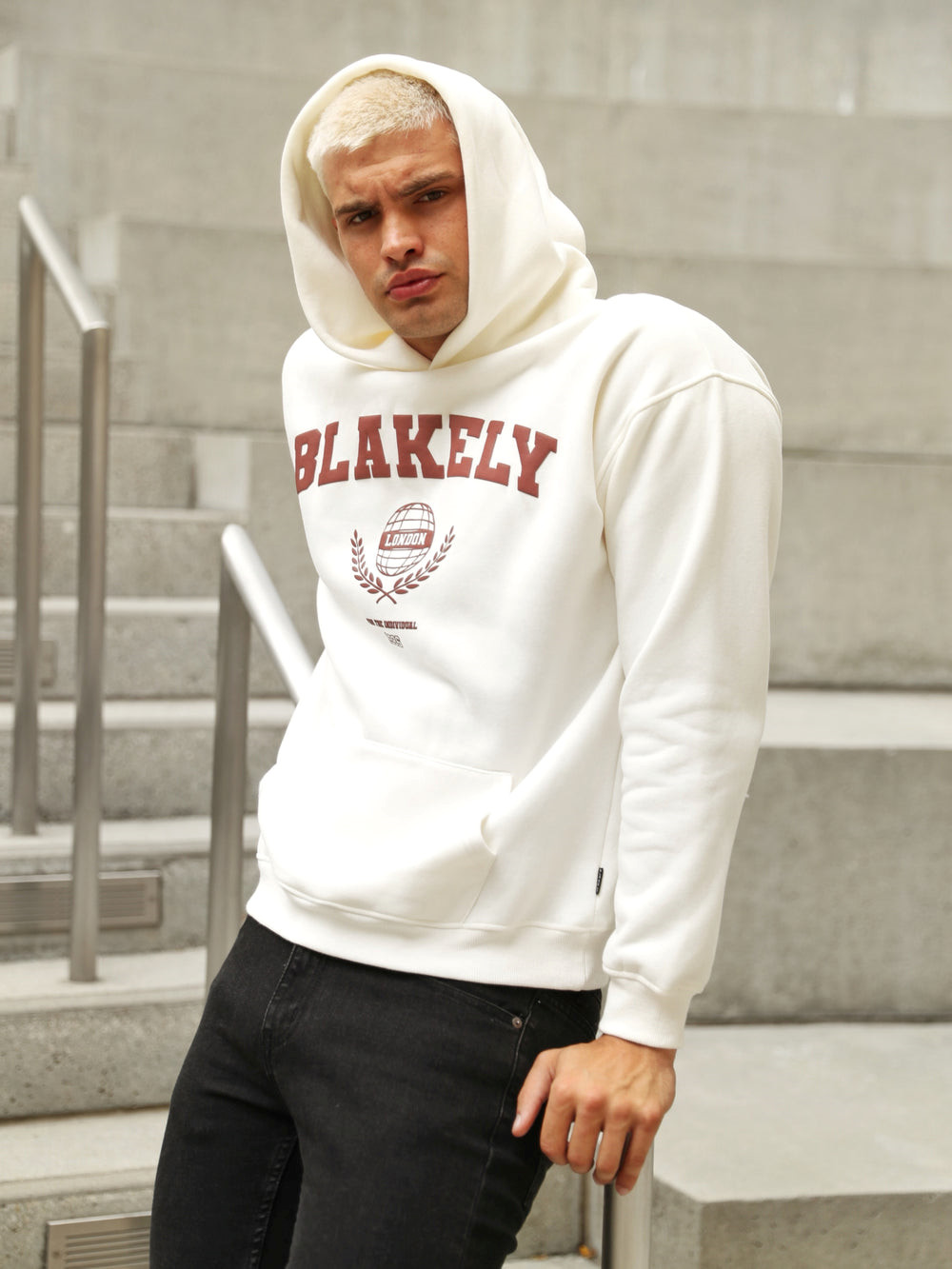 Off White Blakely Varsity Relaxed Hoodie | RZE834561