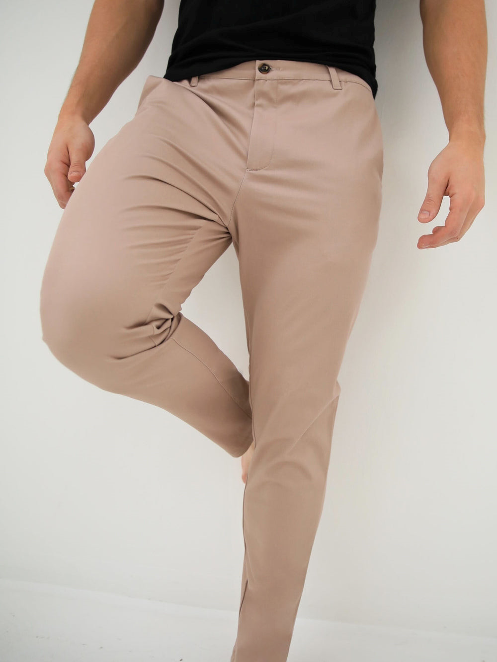 Pink Blakely Cavill Slim Fit Tailored Chinos | LHB253806