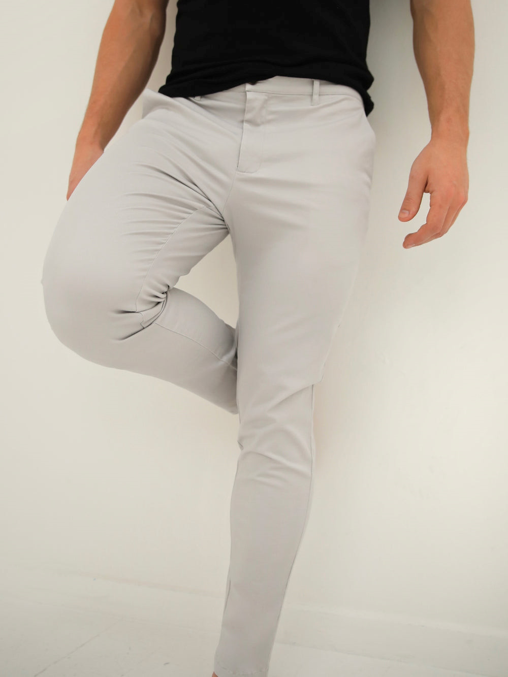 Stone Blakely Cavill Slim Fit Tailored Chinos | LXR196783