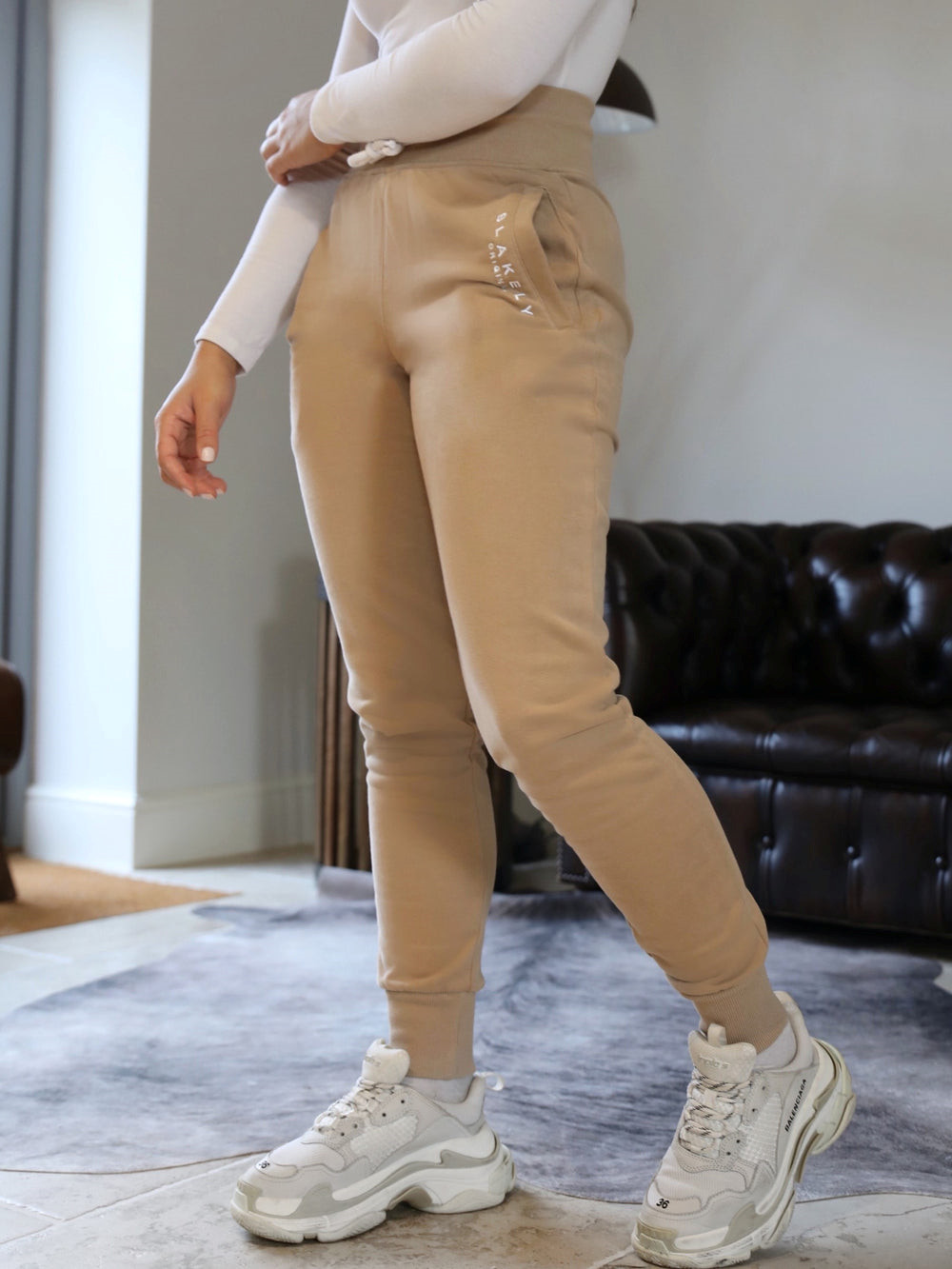 Tan Blakely Ava Sweatpants | NIJ192648