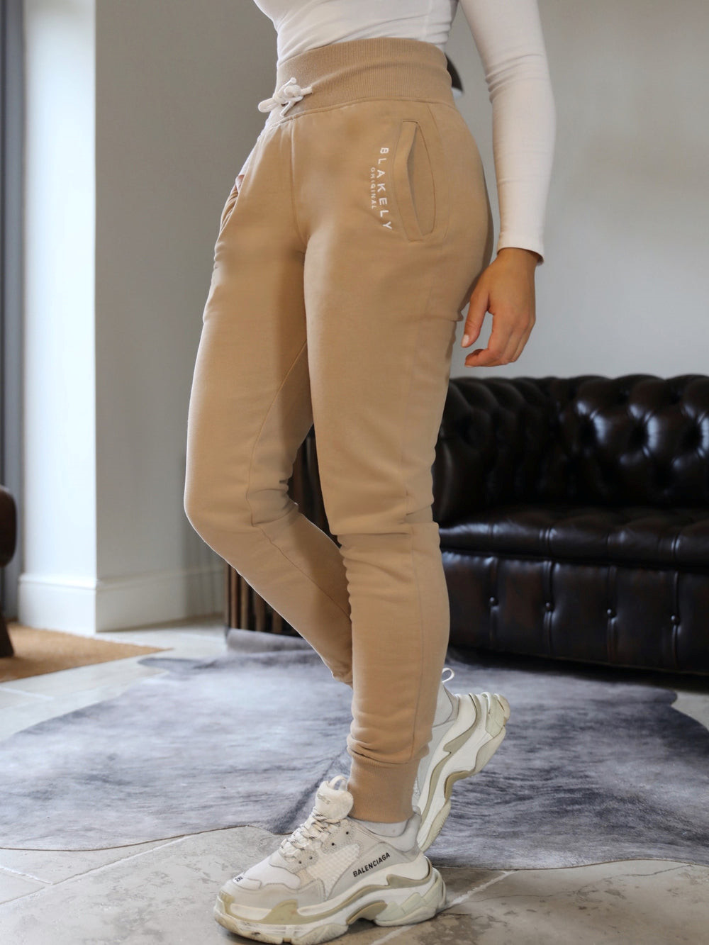 Tan Blakely Ava Sweatpants | NIJ192648