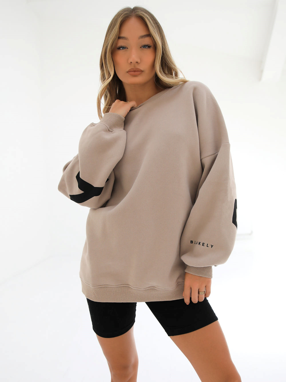 Tan Blakely Isabel Oversized Jumper | LYV458716