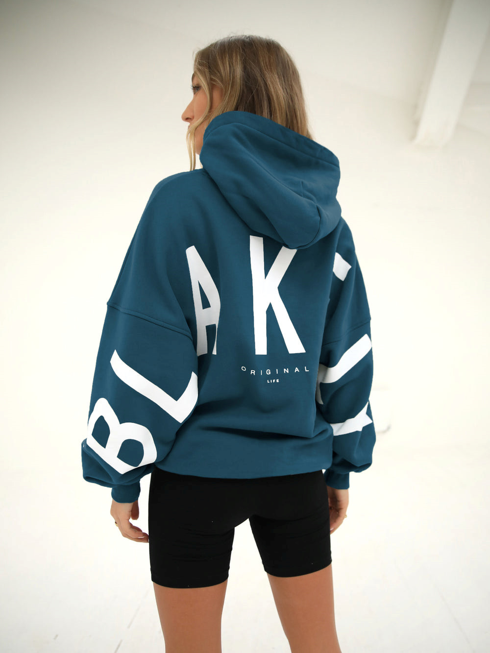 Teal Green Blakely Isabel Oversized Hoodie | RFX024975