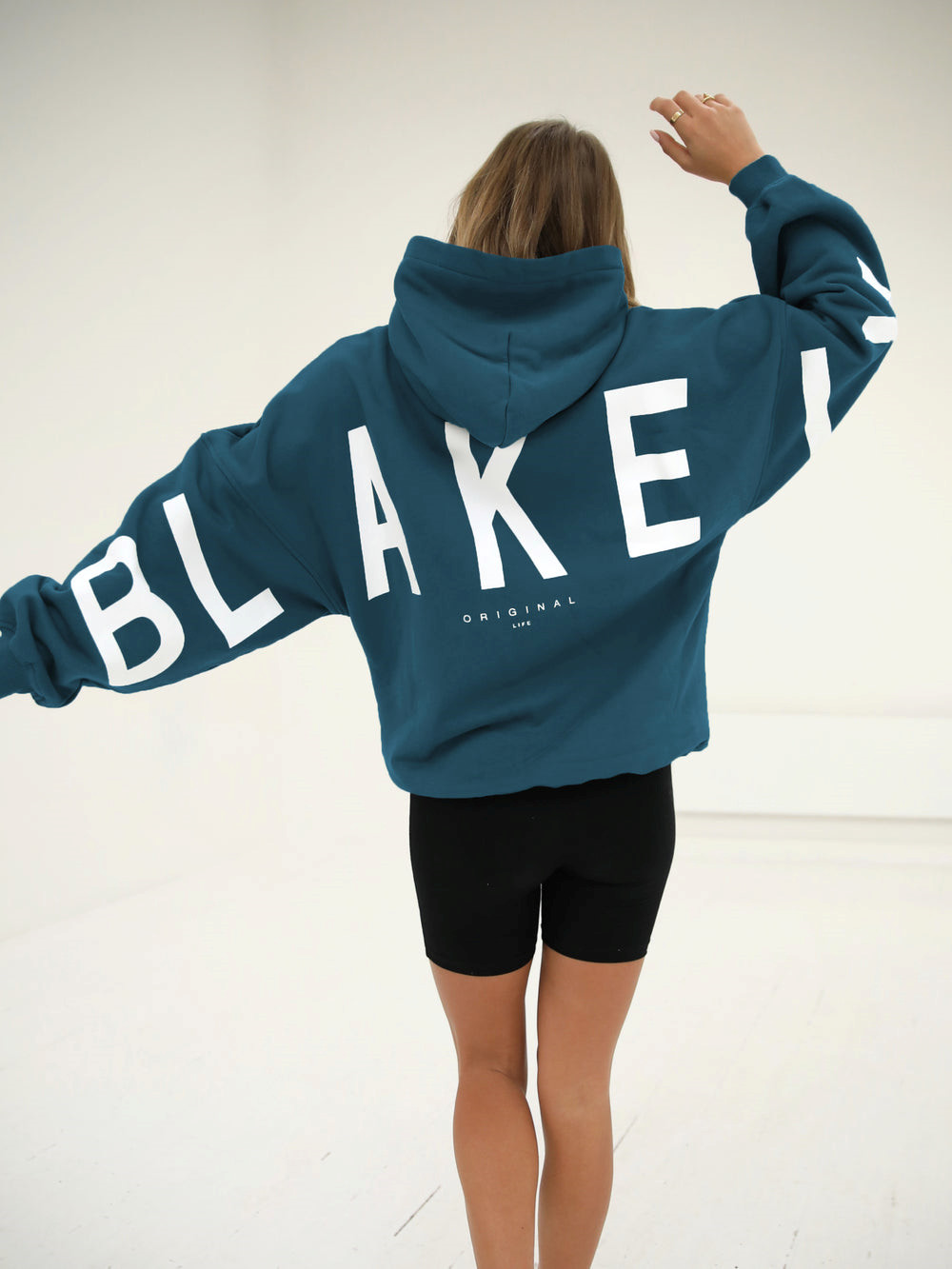 Teal Green Blakely Isabel Oversized Hoodie | RFX024975