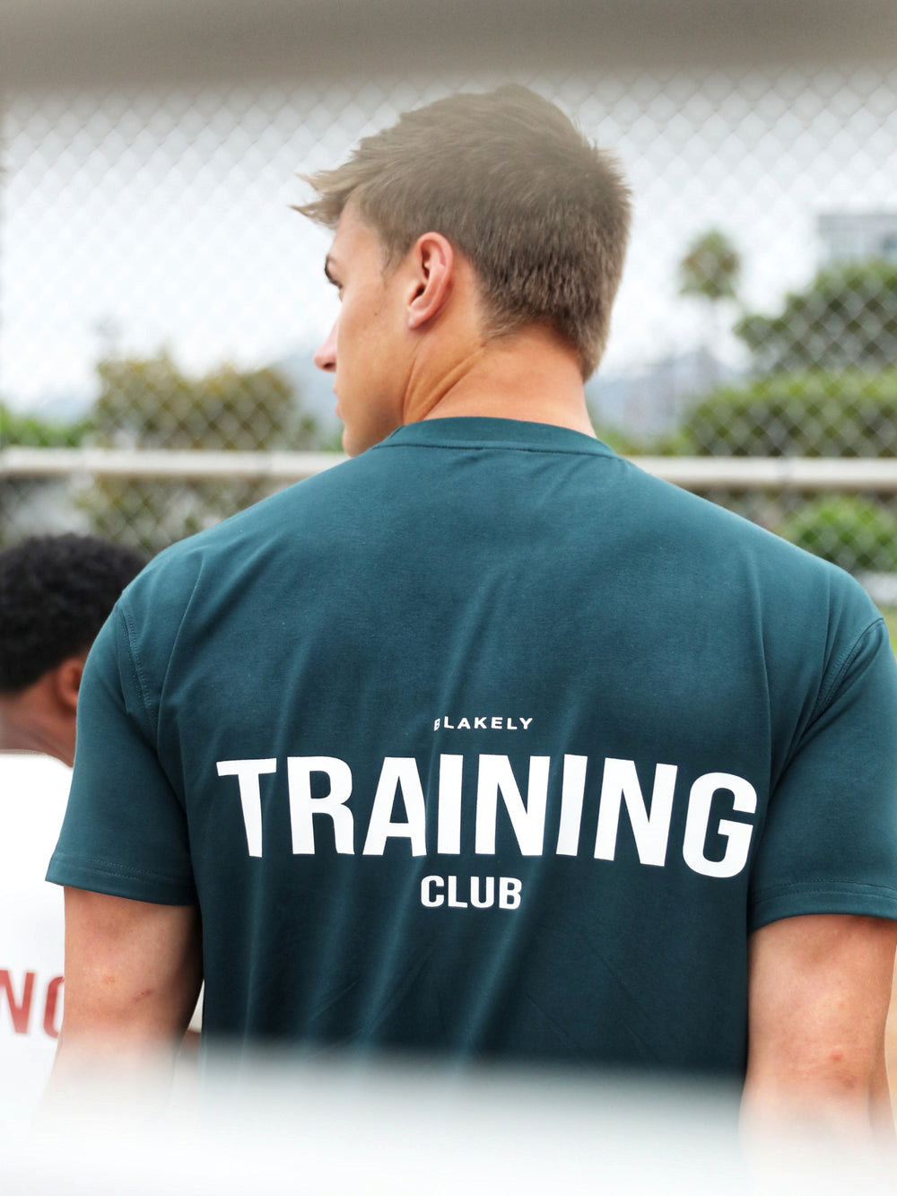 Teal Green Blakely Relaxed Training T-Shirt | ZIT481739