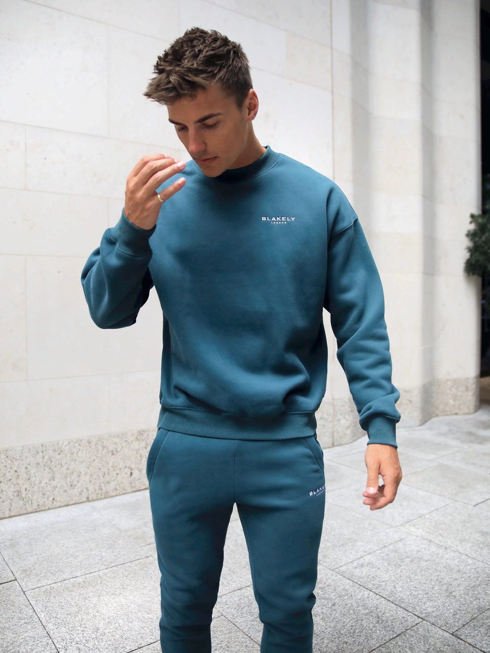 Teal Green Blakely Universal Relaxed Jumper | JPQ674183