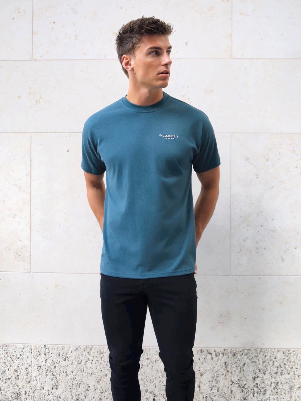 Teal Green Blakely Universal Relaxed T-Shirt | NLP534082