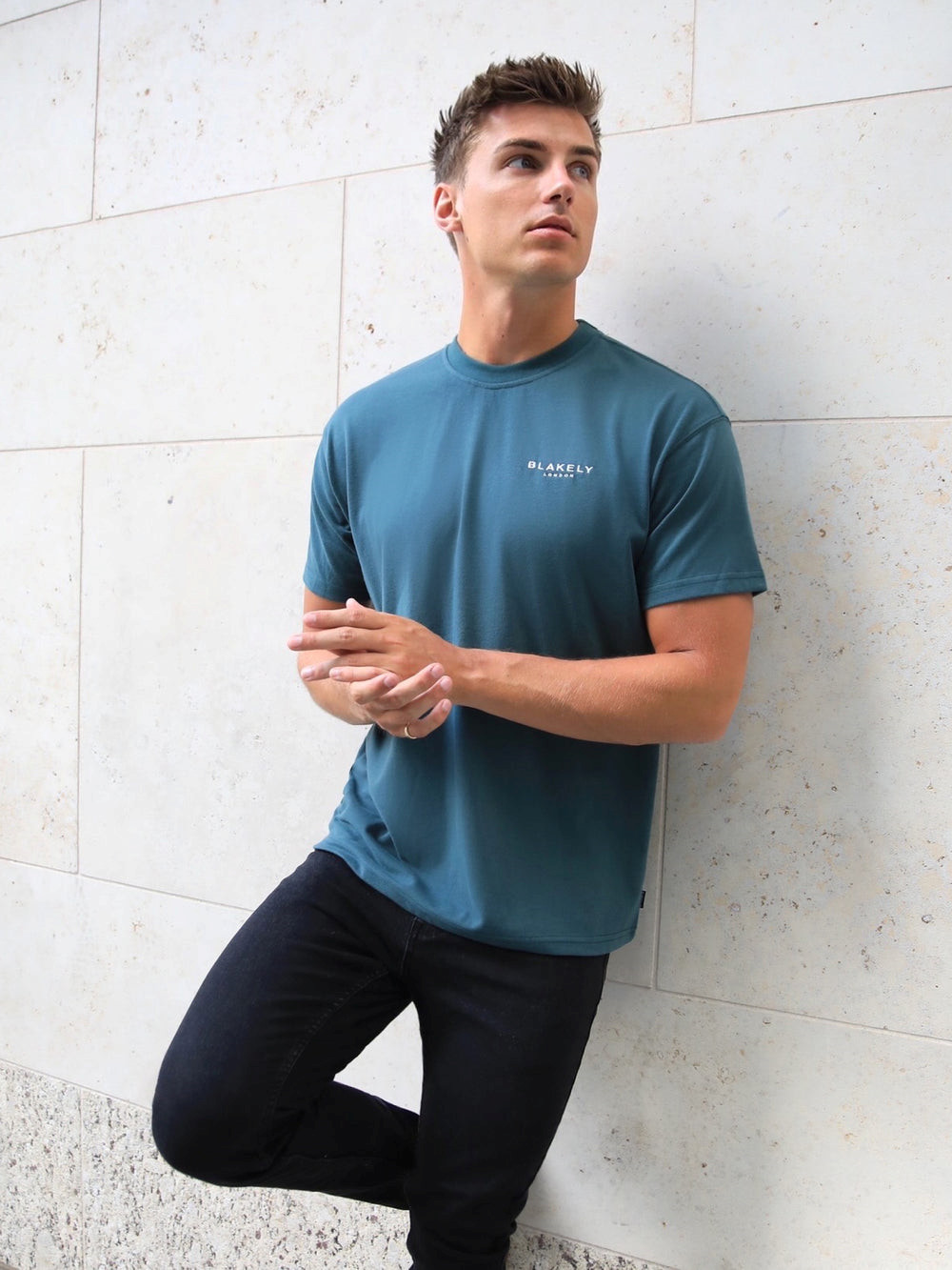 Teal Green Blakely Universal Relaxed T-Shirt | NLP534082