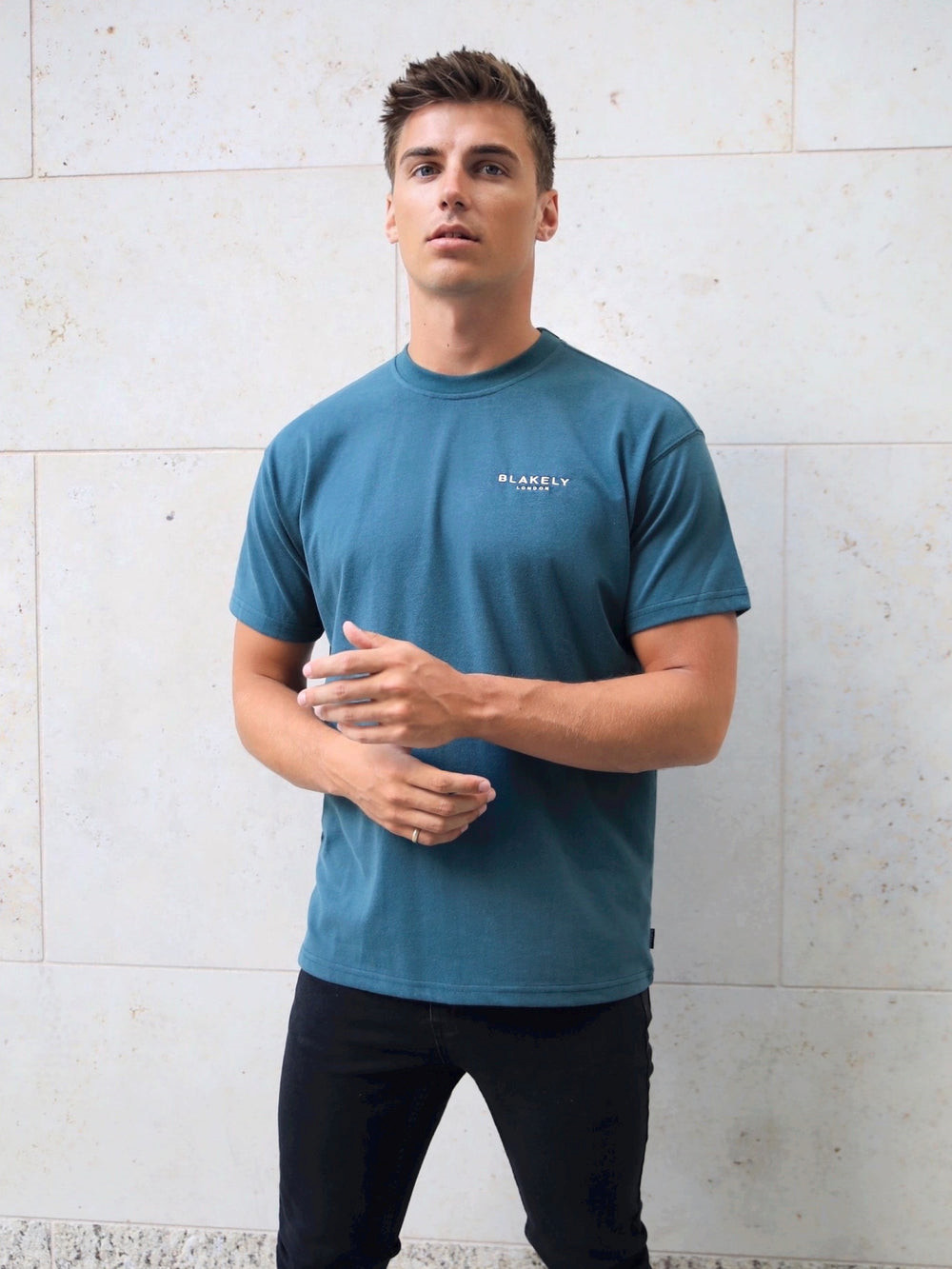 Teal Green Blakely Universal Relaxed T-Shirt | NLP534082