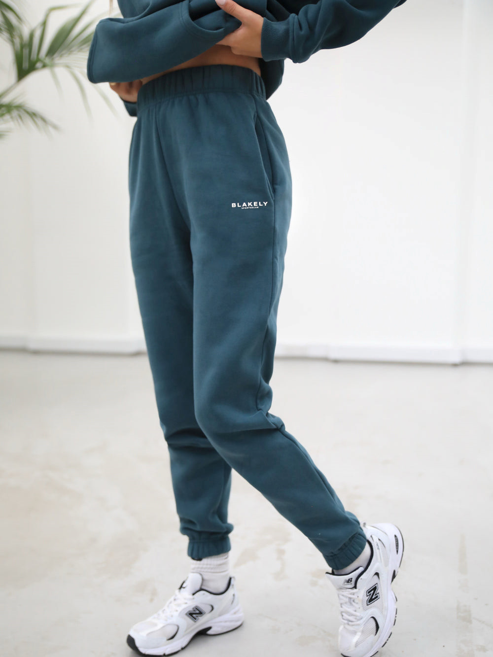 Teal Green Blakely Women's Sports Club Sweatpants | IGT185437