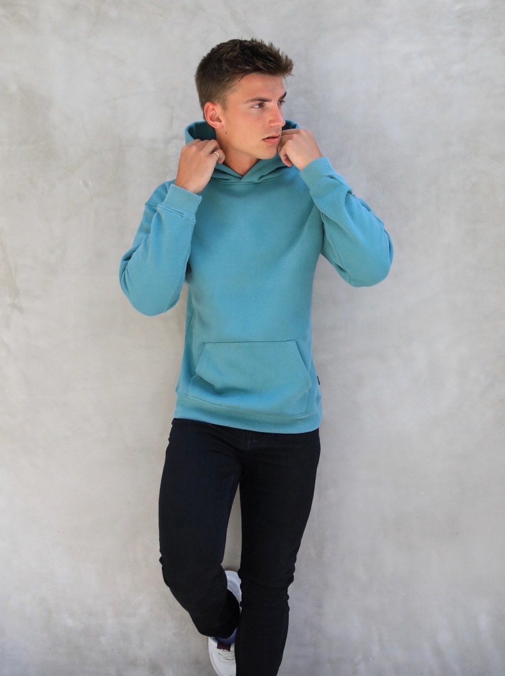 Turquoise Blakely LAX Relaxed Hoodie | CFW601723