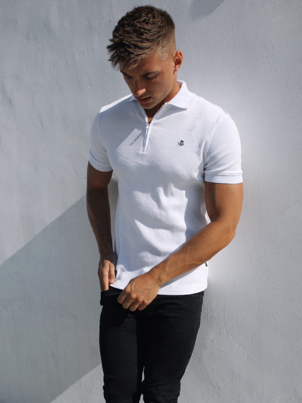 White Blakely Aspen Polo | TGR206978