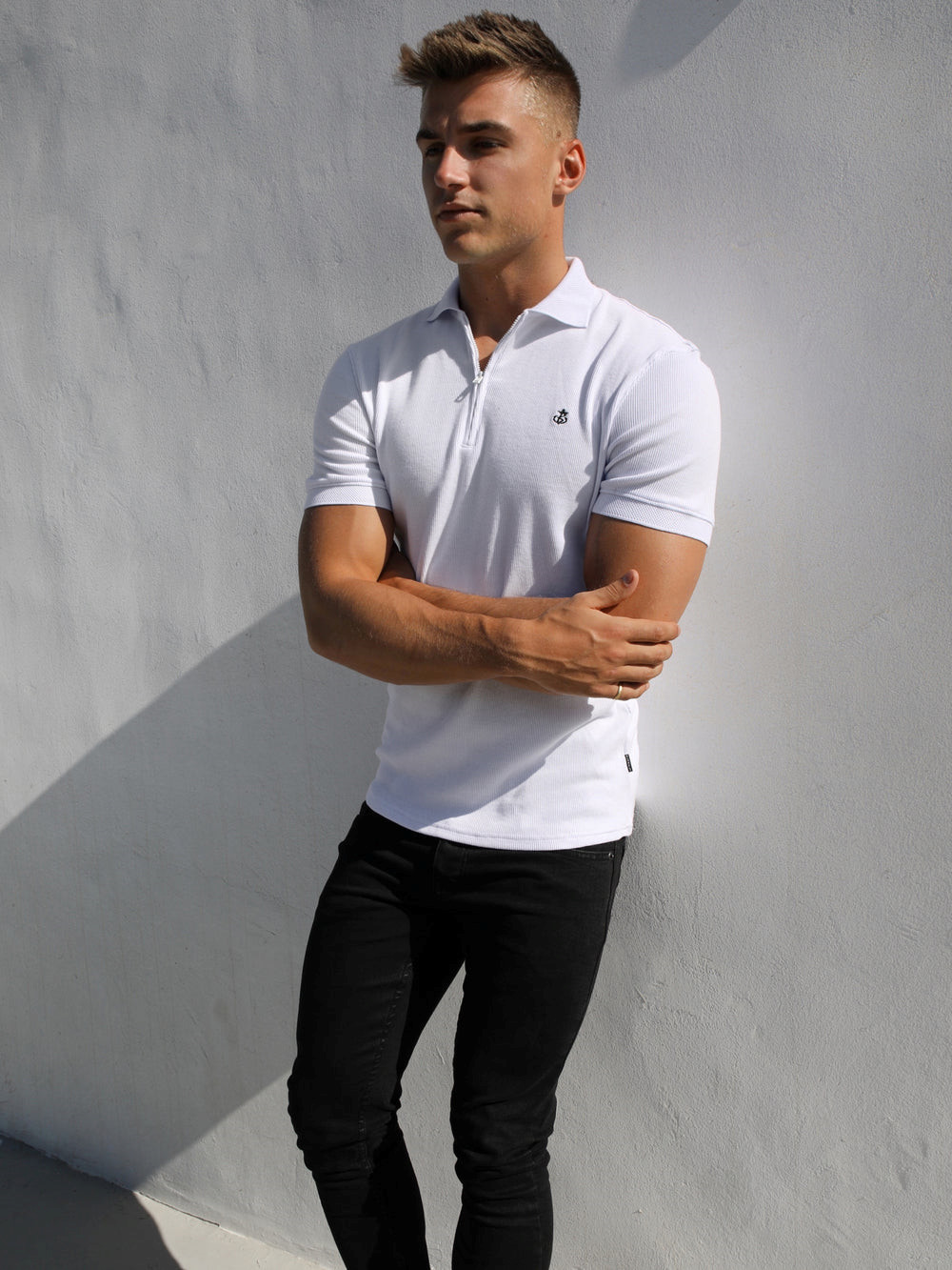 White Blakely Aspen Polo | TGR206978