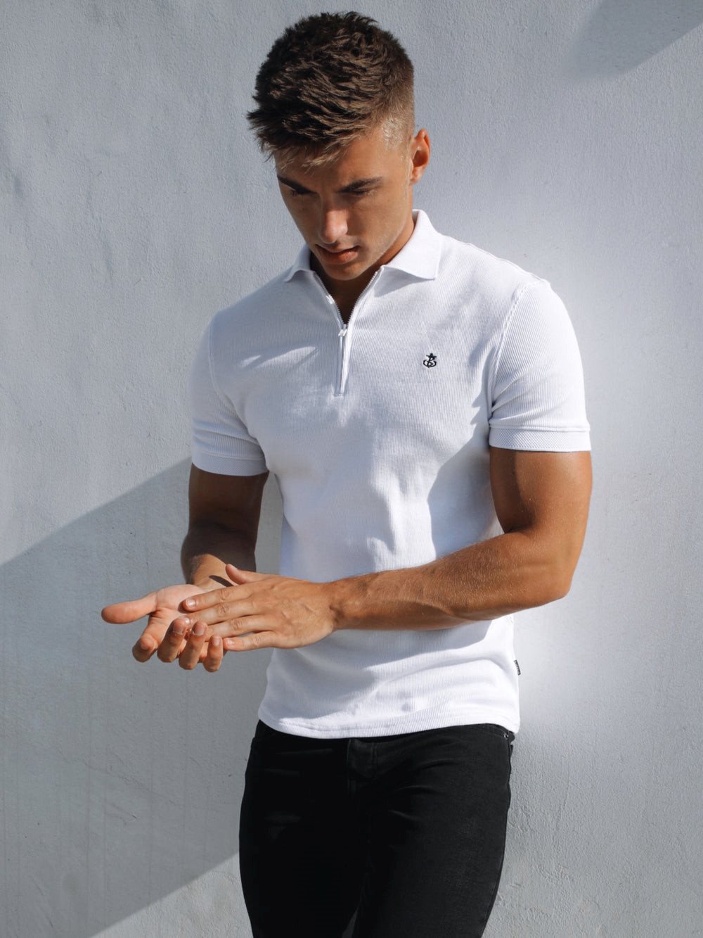 White Blakely Aspen Polo | TGR206978