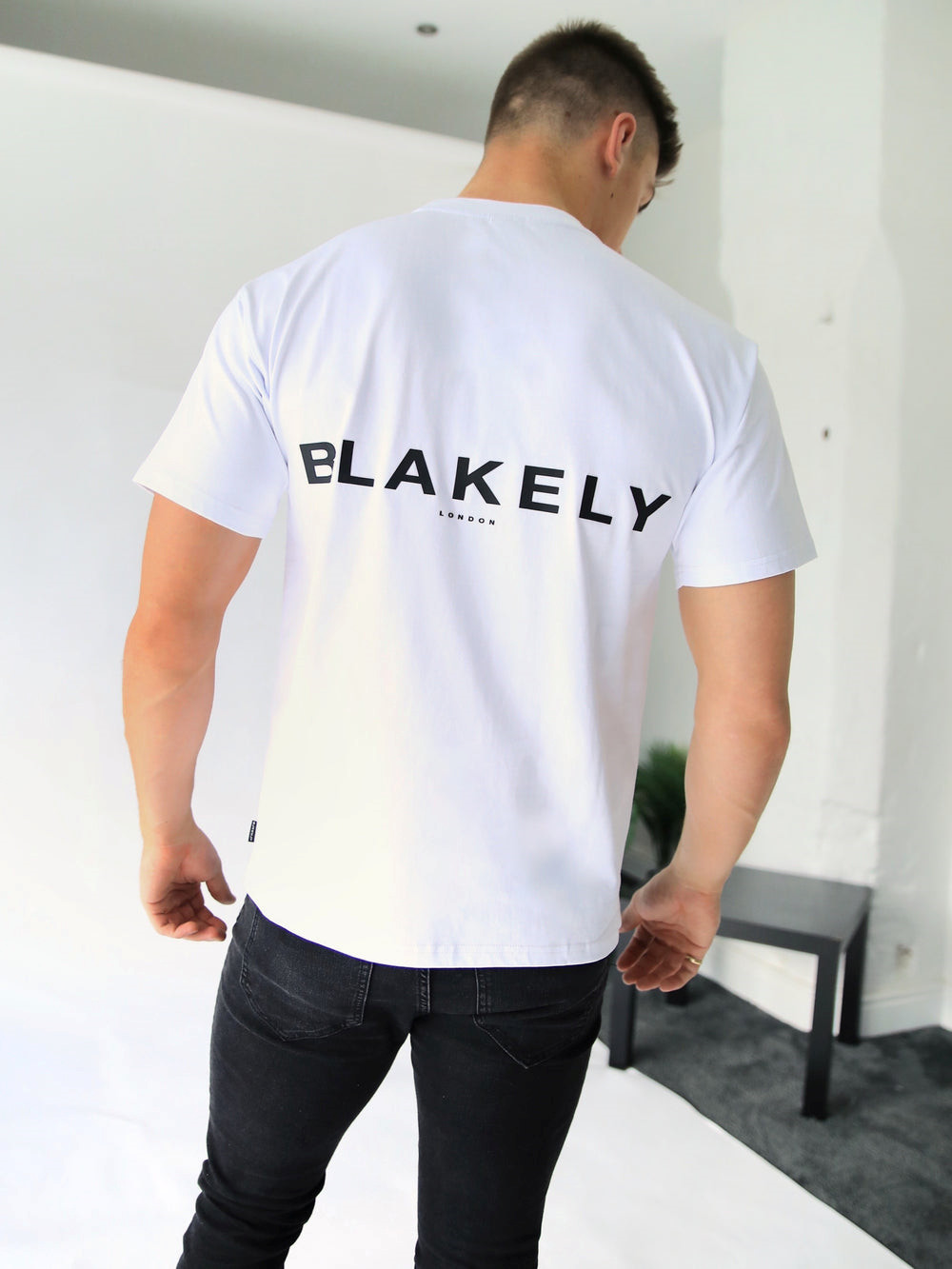 White Blakely Blakely London Oversized T-Shirt | TCH907148