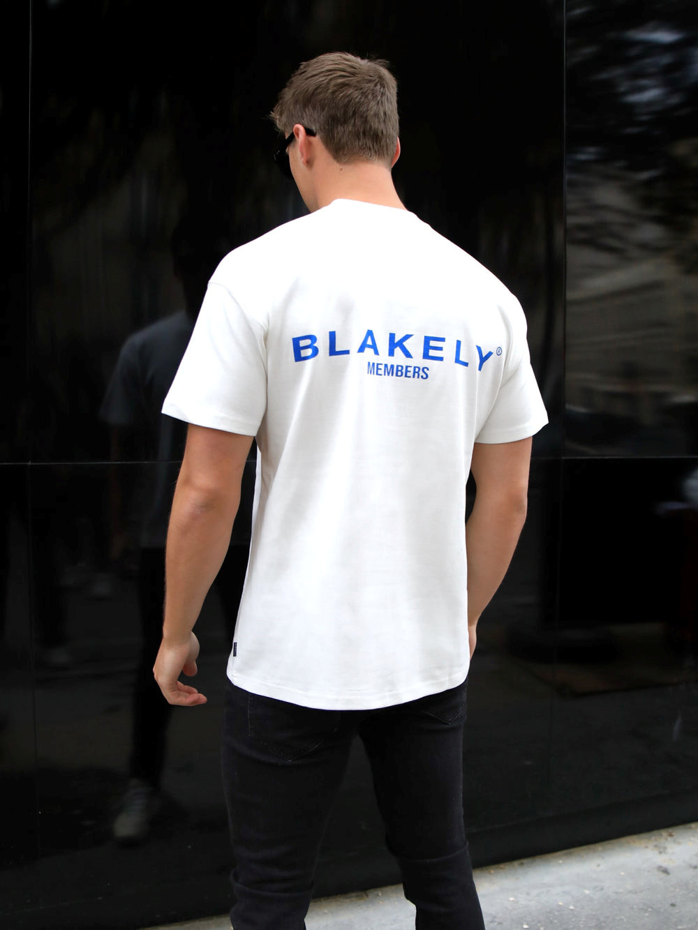 White Blakely Members Relaxed T-Shirt | PJX741523