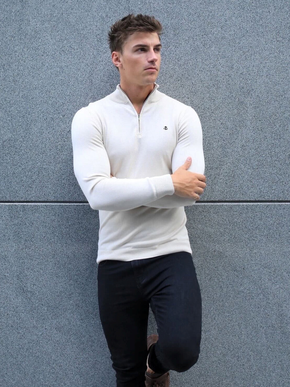 White Blakely Oxbridge Jumper | YJX648092