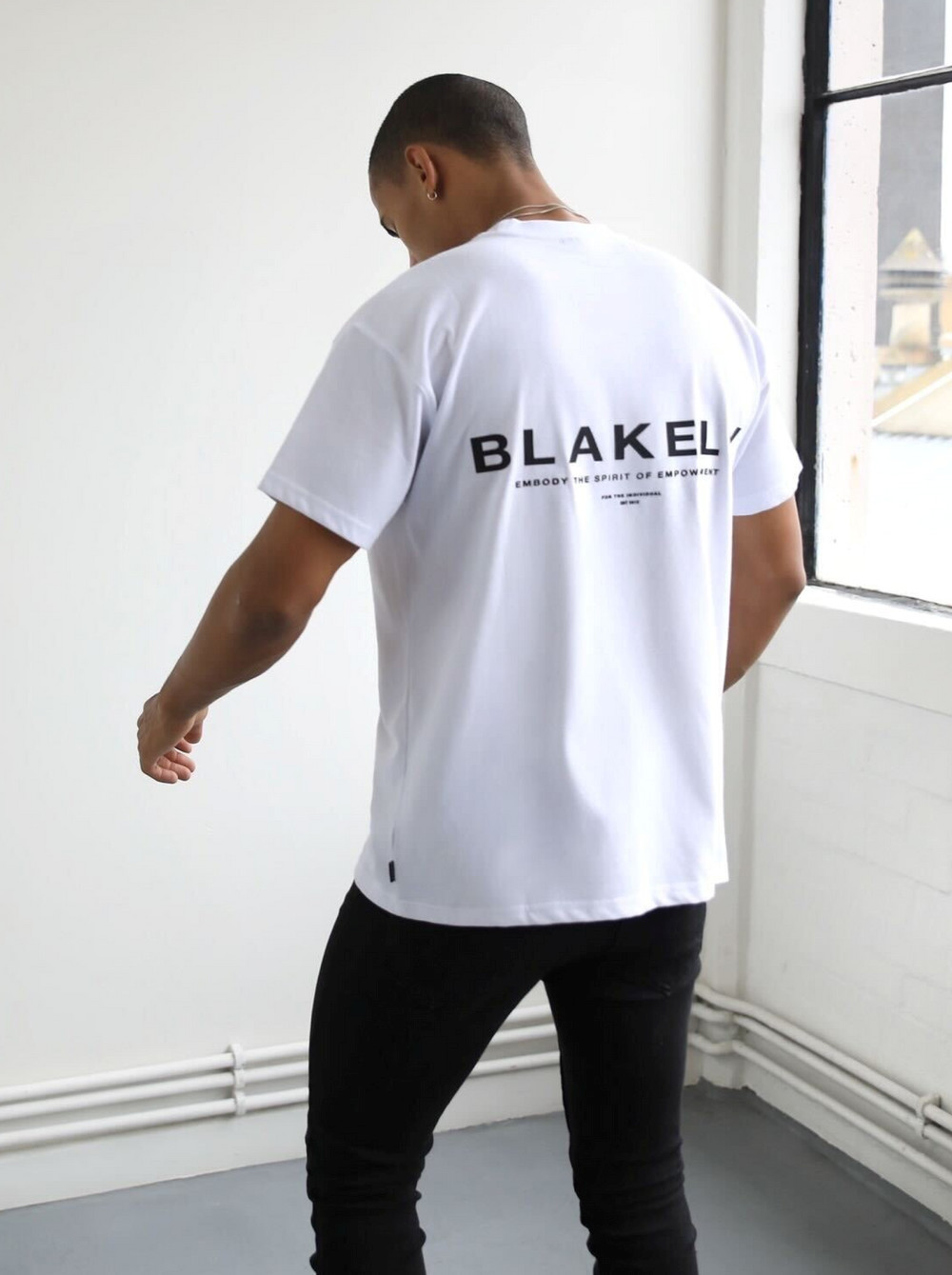 White Blakely Statement Relaxed T-Shirt | SEG158324